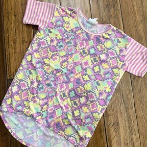 LuLaRoe Gracie Girl’s TShirt Size 8